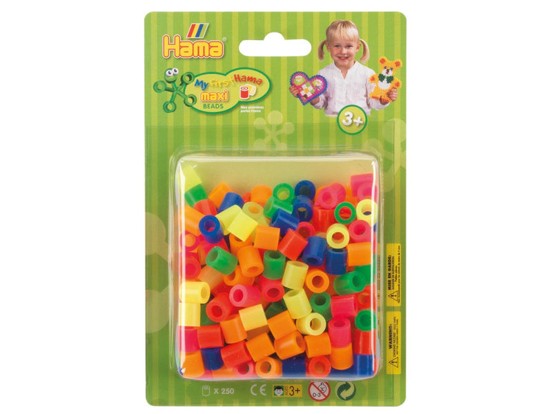 Hama Beads Maxi - Neon Mix 250 pcs