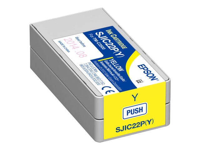 Epson Original SJIC22P Druckerpatrone gelb 32ml (C33S020604)