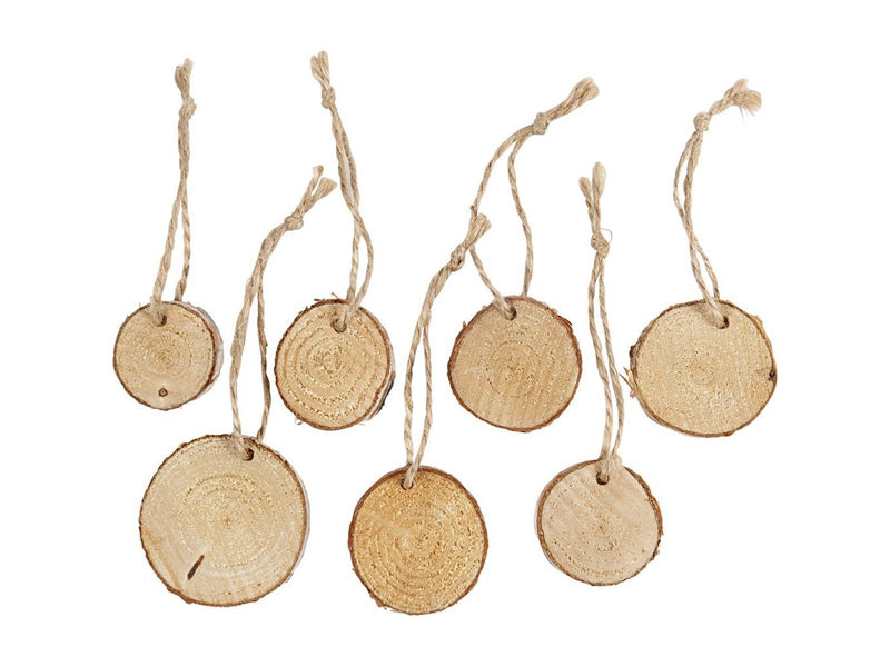Creativ Company Wooden Disc with Hanging Eye