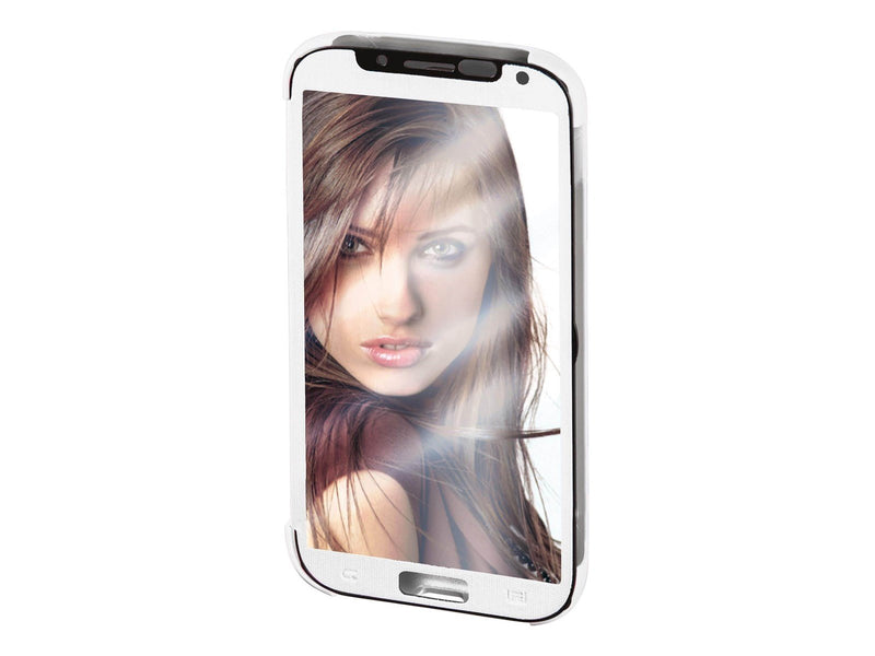 Hama "Mirror" Booklet Case for Samsung Galaxy S5 (Neo) white/silver