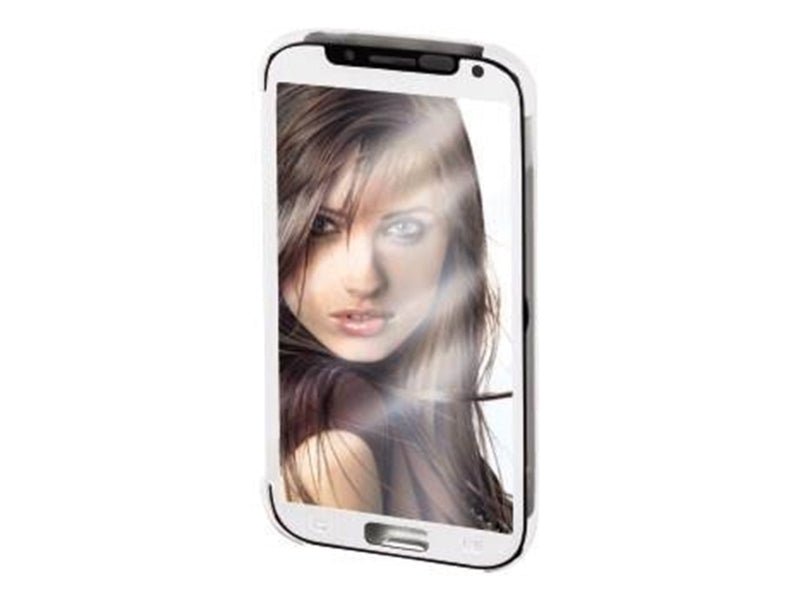 Hama "Mirror" Booklet Case for Samsung Galaxy S5 (Neo) white/silver