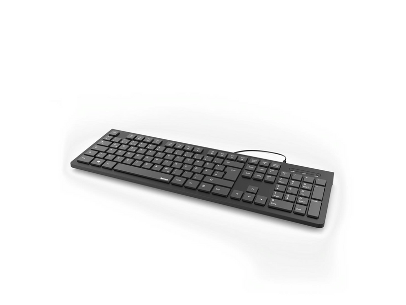 Hama "KC-200" Basic Keyboard black QWERTZ - Tastaturen - Deutsch - Schwarz