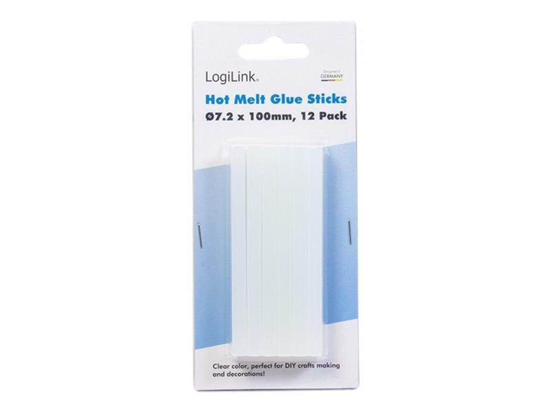 LogiLink Hot glue sticks Ø7.2 mm 12 pcs. suitable for WZ0050