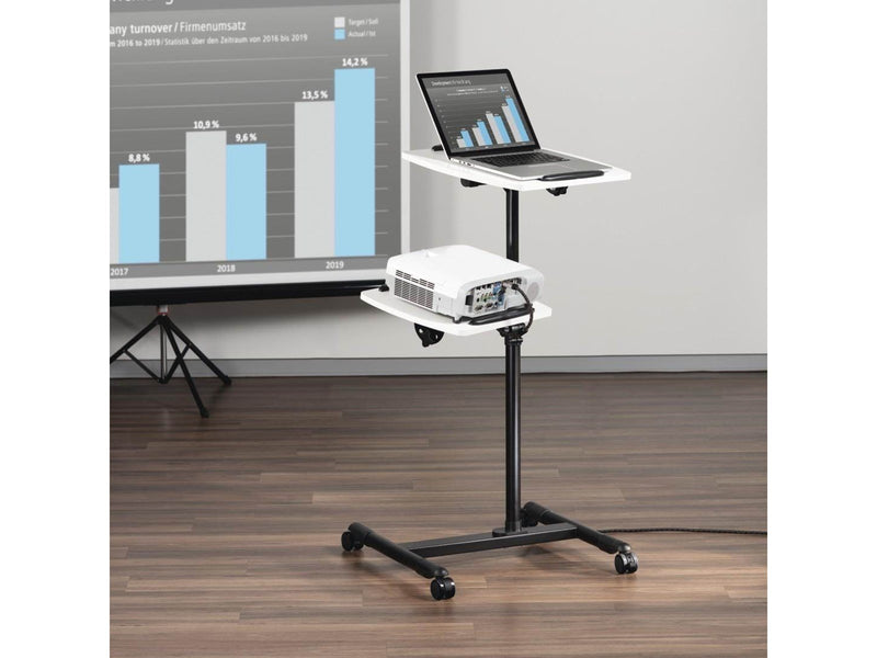 Hama Projector Table with 2 Levels (42 x 50 / 40 x 35 cm) Height-Adjustable 10 kg