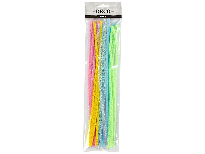 Creativ Company Chenille Thread Pastel colors 24pcs.
