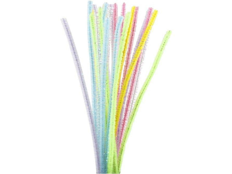 Creativ Company Chenille Thread Pastel colors 24pcs.