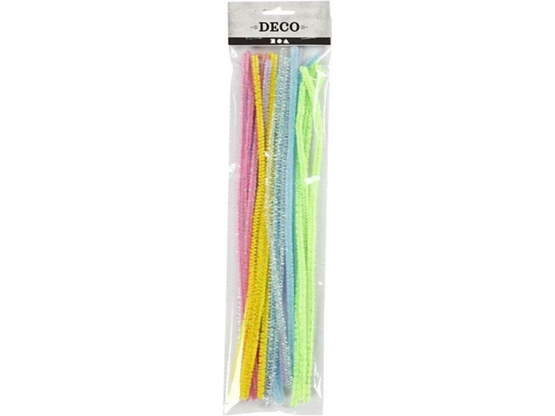 Creativ Company Chenille Thread Pastel colors 24pcs.