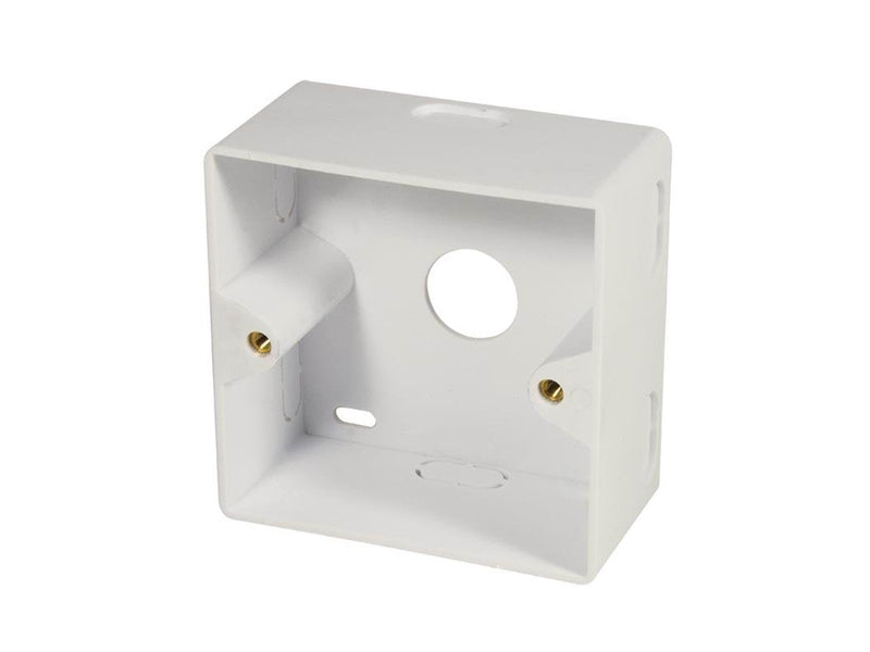 LogiLink NP0124 Cat.6A wall outlet 2 x RJ45 shielded with backbox pure white