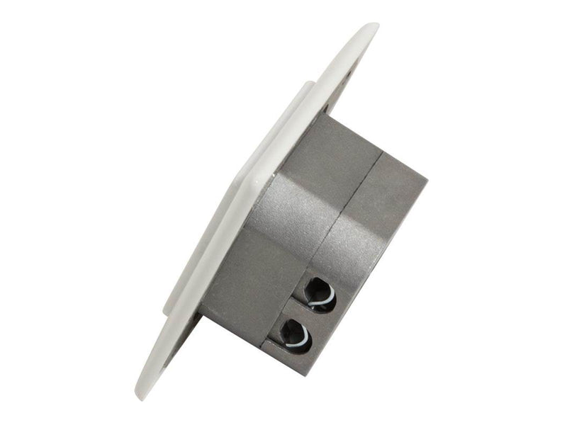 LogiLink NP0124 Cat.6A wall outlet 2 x RJ45 shielded with backbox pure white