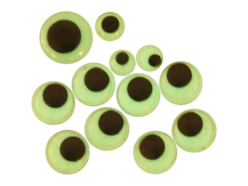 Creativ Company Wiggle Eyes Glow in the Dark Self Adhesive 30pcs.