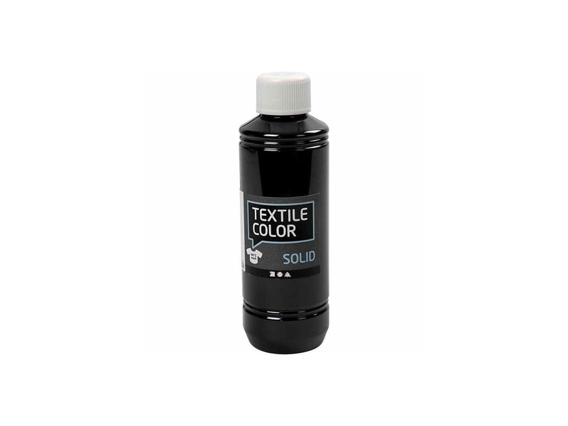Creativ Company Opaque textile paint - Black 250ml
