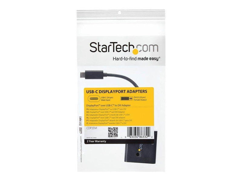 StarTech.com USB C to DVI Adapter ekstern videoadapter