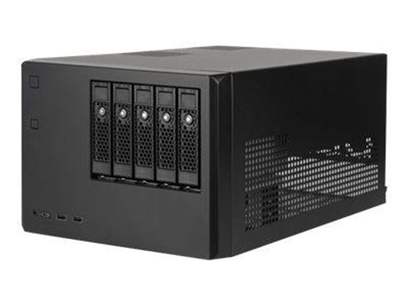 SilverStone CS351 - Gehäuse - Desk - Schwarz