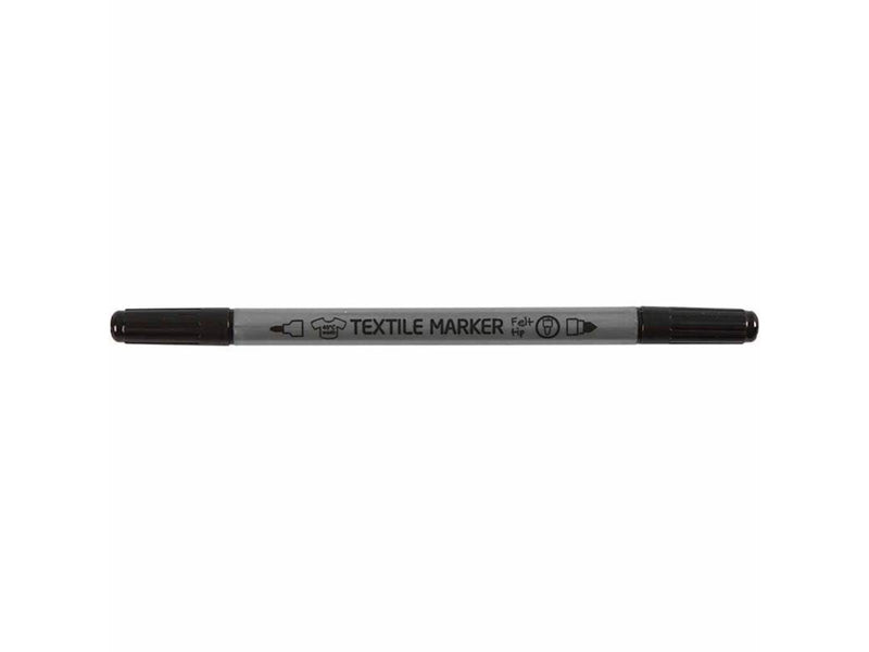 Creativ Company Textile Markers 6pcs. Black