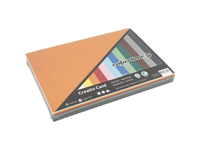Creativ Company Colored Cardboard A4 12 x 10 Sheets