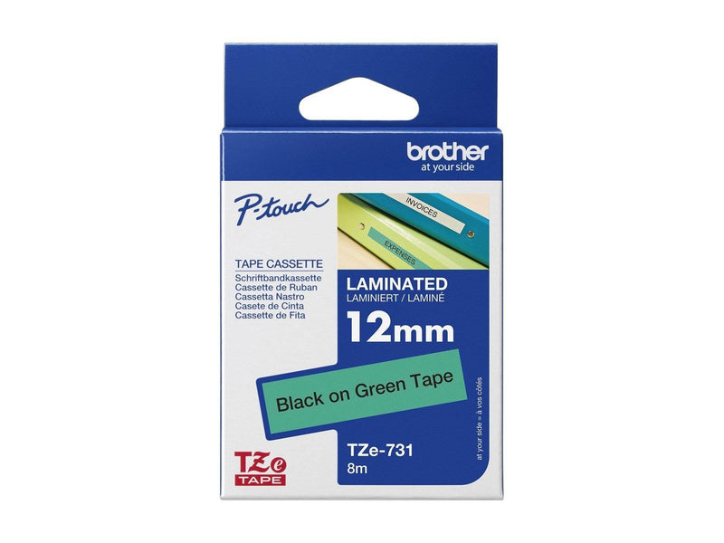 Brother Tape brother 12 mm black/green