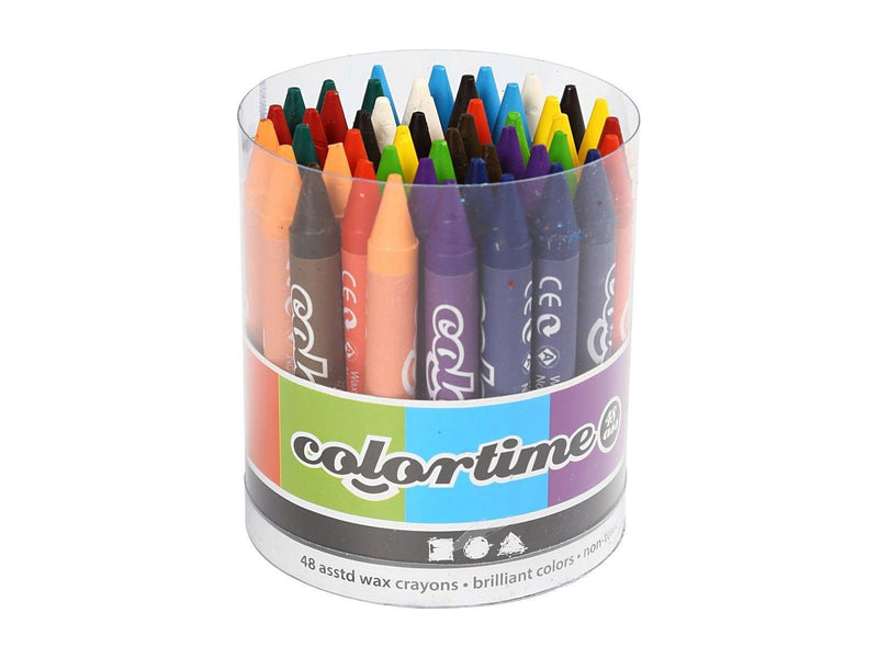 Creativ Company Set with 12 color crayons 48 pcs.
