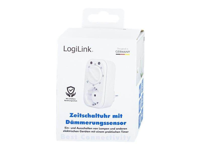 LogiLink Mechanical time switch with dusk sensor
