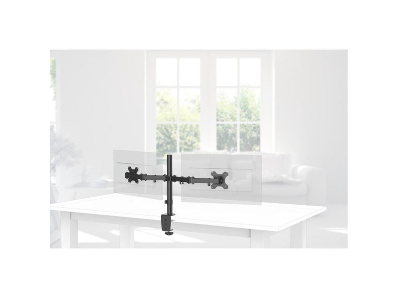 Hama Monitor Holder 2 Monitors Height-adjustable Swivel/Tilt 13" - 32"
