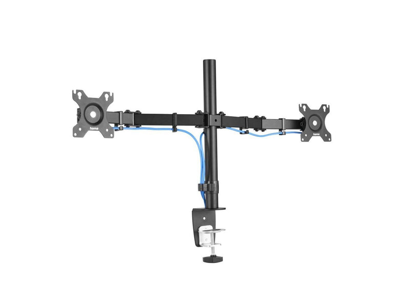 Hama Monitor Holder 2 Monitors Height-adjustable Swivel/Tilt 13" - 32"