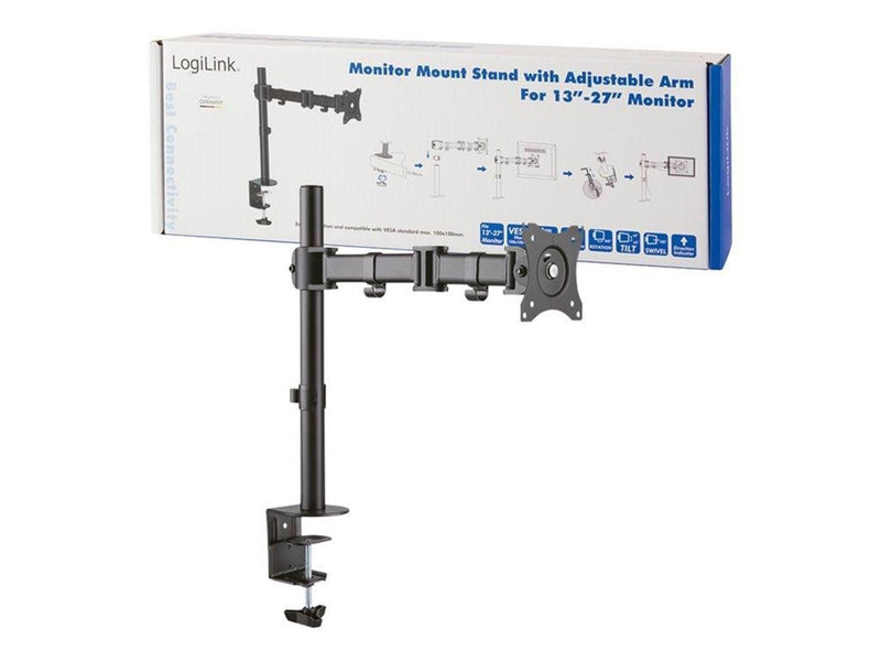LogiLink Monitor mount 13–27" steel arm length: 428 mm