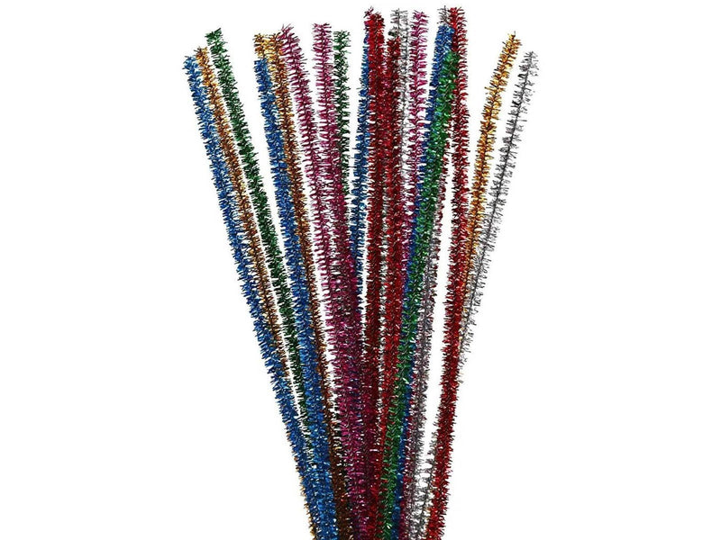 Creativ Company Chenille Glitter 24pcs. 30cmx6mm