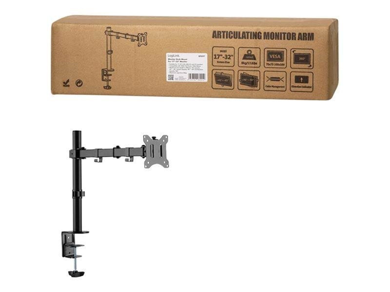 LogiLink Monitor mount 17–32" arm length: adjustable