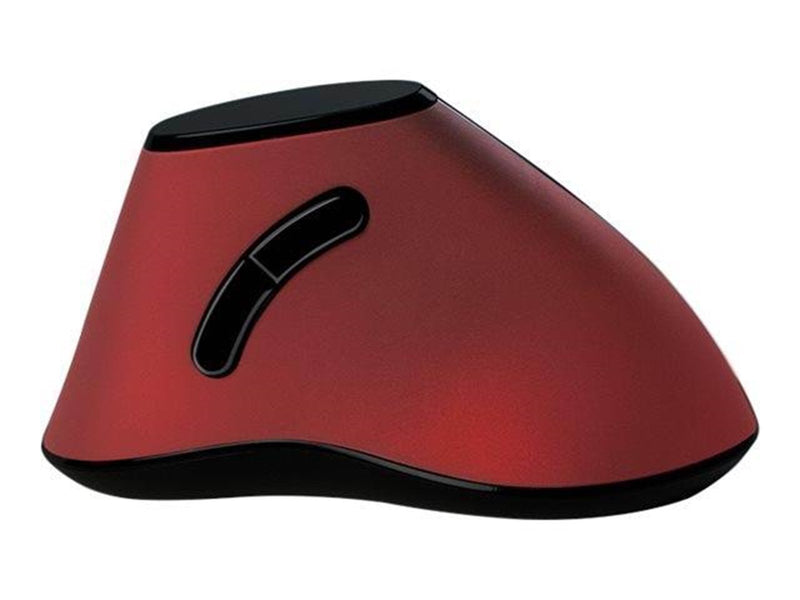LogiLink Ergonomic vertical mouse wireless 2.4 GHz red - Vertical mouse (Rot)