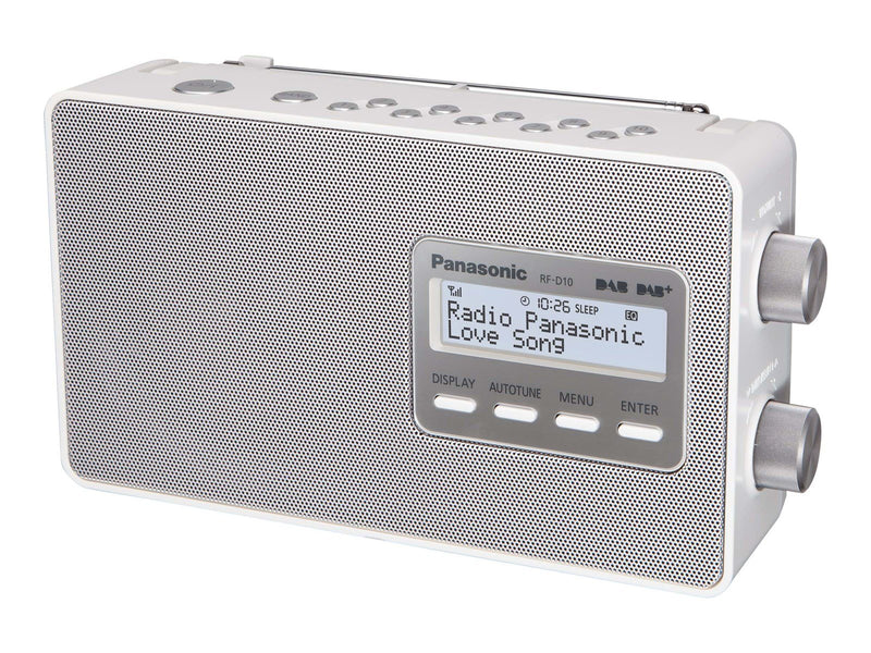 Panasonic -RF-D10EG - DAB/DAB+/FM - Mono - Weiß