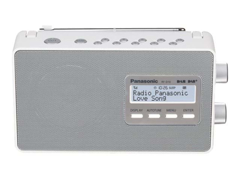 Panasonic -RF-D10EG - DAB/DAB+/FM - Mono - Weiß