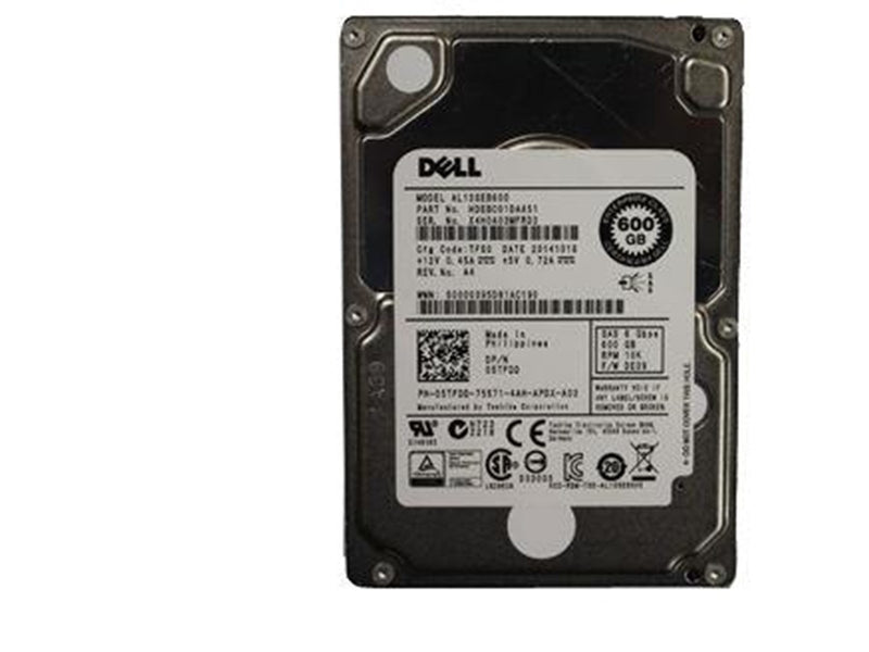 Dell - harddisk - 600GB - Festplatten - 5TFDD - Serial Attached SCSI - 2.5"