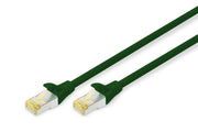 DIGITUS Patch-Kabel RJ-45 (M) zu RJ-45 (M) 2m Kupfer S/FTP Cat 6a grün (DK-1644-A-020/G)