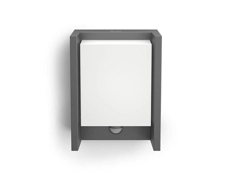 Philips Arbour außenwandleuchte mit Sensor, LED 6W, anthrazit