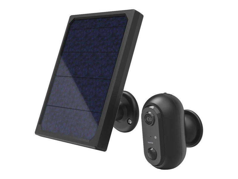 Hama WLAN Camera Outdoor Battery Solar Outdoor Camera with Motion Detector 1080p