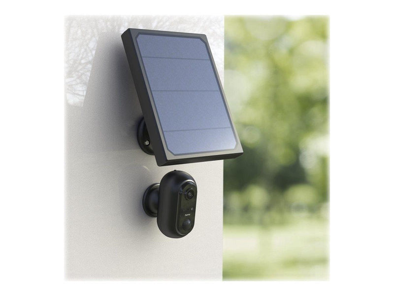 Hama WLAN Camera Outdoor Battery Solar Outdoor Camera with Motion Detector 1080p