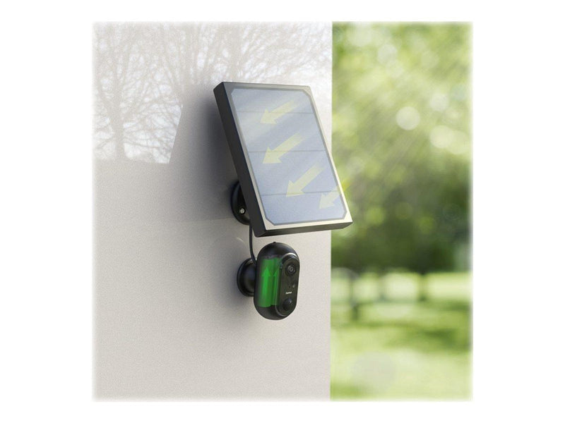 Hama WLAN Camera Outdoor Battery Solar Outdoor Camera with Motion Detector 1080p