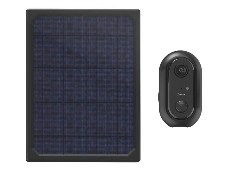 Hama WLAN Camera Outdoor Battery Solar Outdoor Camera with Motion Detector 1080p