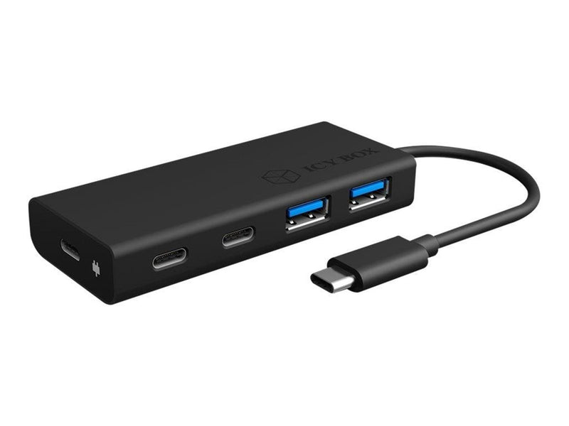 RaidSonic ICY BOX IB-HUB1426-CPD USB-Hubs - USB 3.0 - 4 - Schwarz