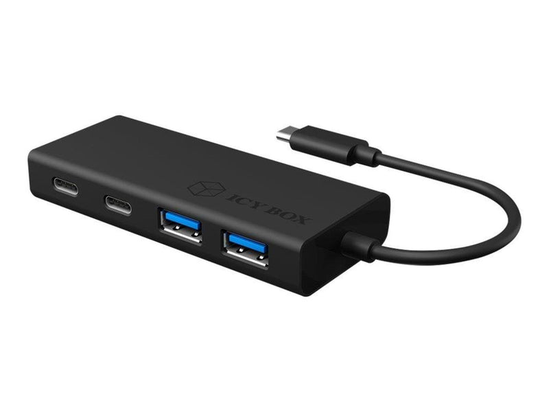 RaidSonic ICY BOX IB-HUB1426-CPD USB-Hubs - USB 3.0 - 4 - Schwarz