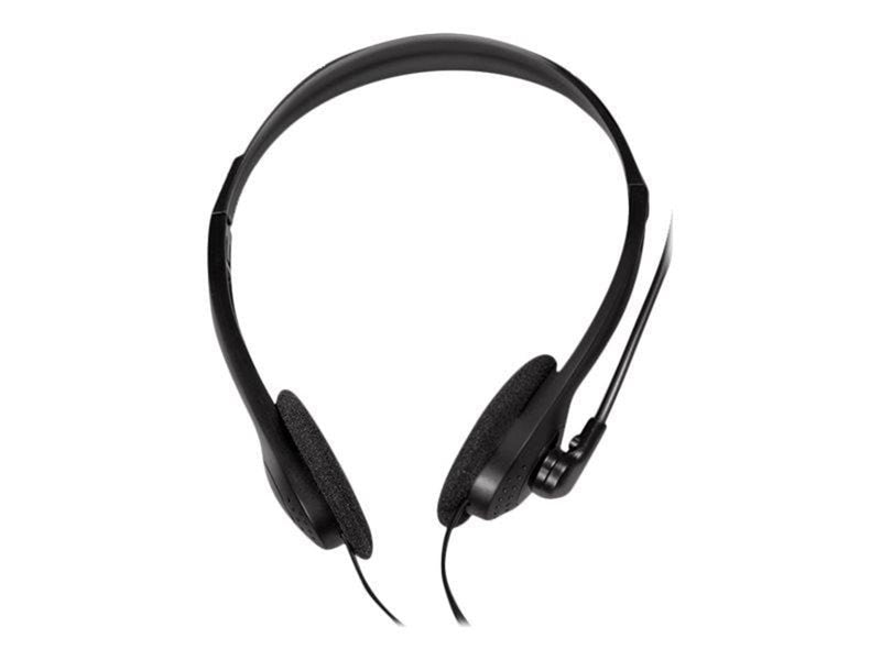 LogiLink Stereo headset 2x 3.5 mm headphone jack boom microphone eco box