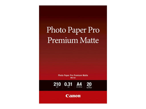 Canon PM-101 Premium-Fotopapier matt A4 210x297mm 210 g/m² - 20 Blatt