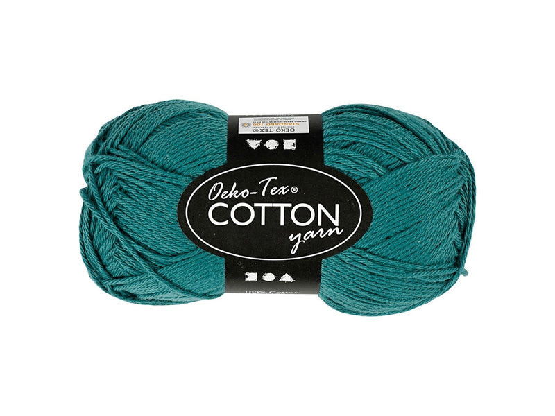 Creativ Company Cotton yarn Petrol 50gr 170m