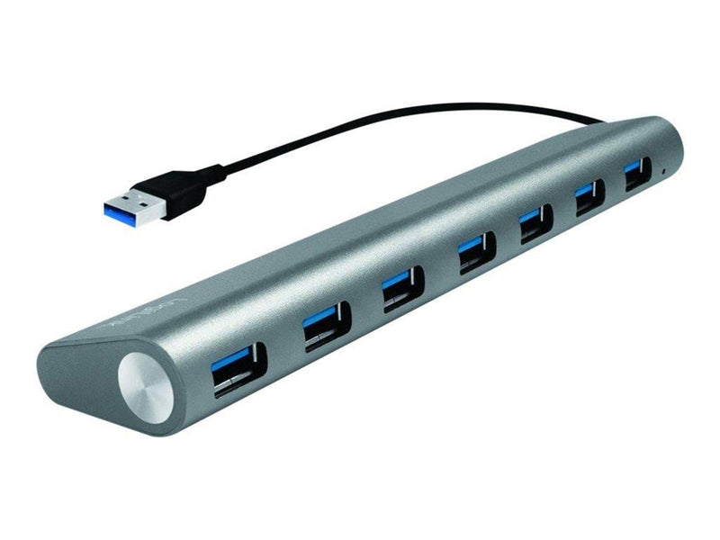 LogiLink USB 3.0 7-port hub with aluminum casing USB-Hubs - USB 3.2 - 7 - Grau