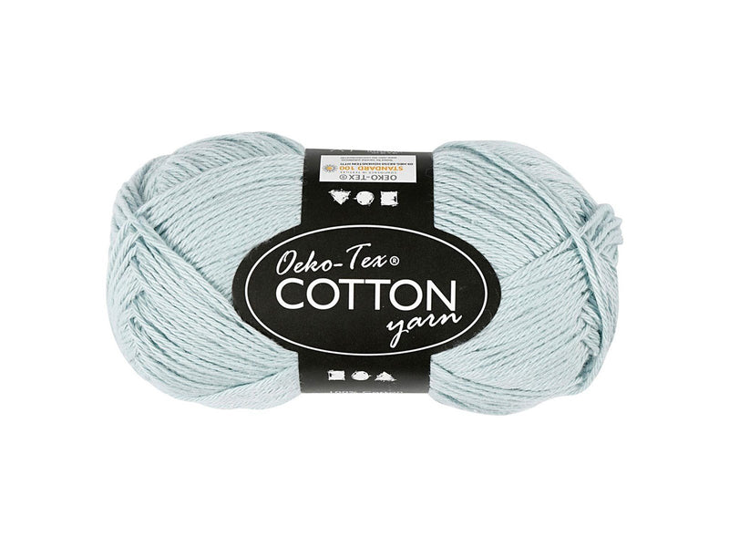 Creativ Company Cotton yarn Soft Blue 50gr 170m