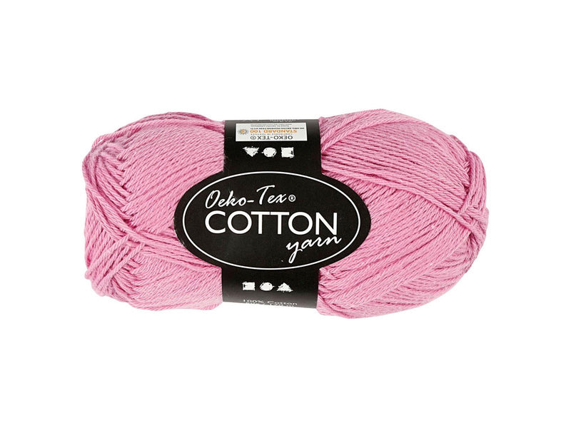 Creativ Company Cotton yarn Light red 50gr 170m