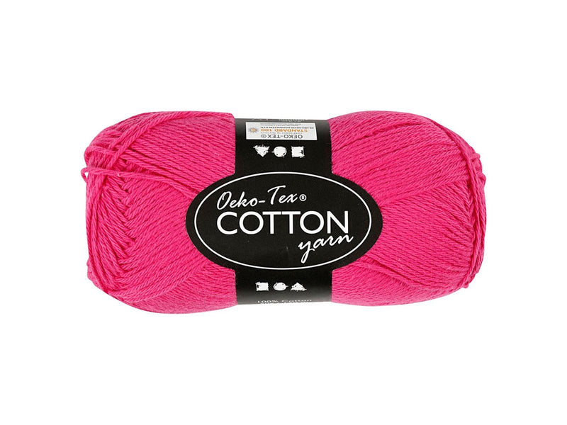 Creativ Company Cotton yarn Pink 50gr 170m