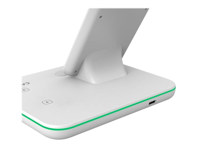 Canyon WS-303 wireless charging stand - 3-in-1 - 15 Watt - White
