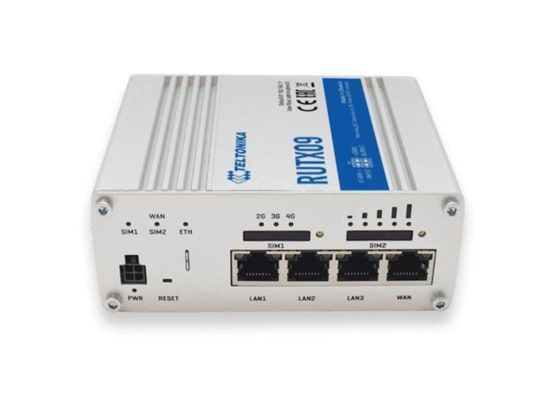 Teltonika RUTX09 - router - WWAN - DIN rail mountable - Router