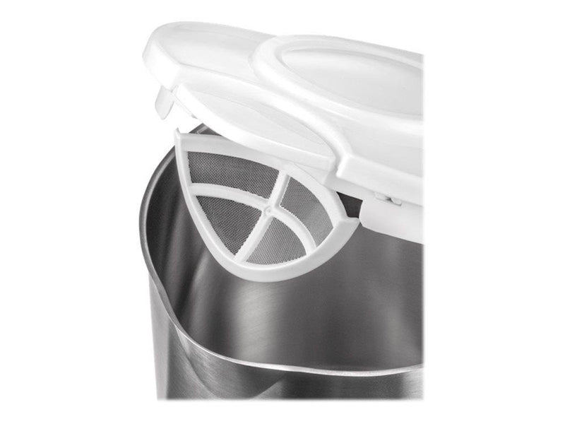 Unold Wasserkocher BLITZKOCHER - Rostfreier Stahl/Weiß - 2200 W