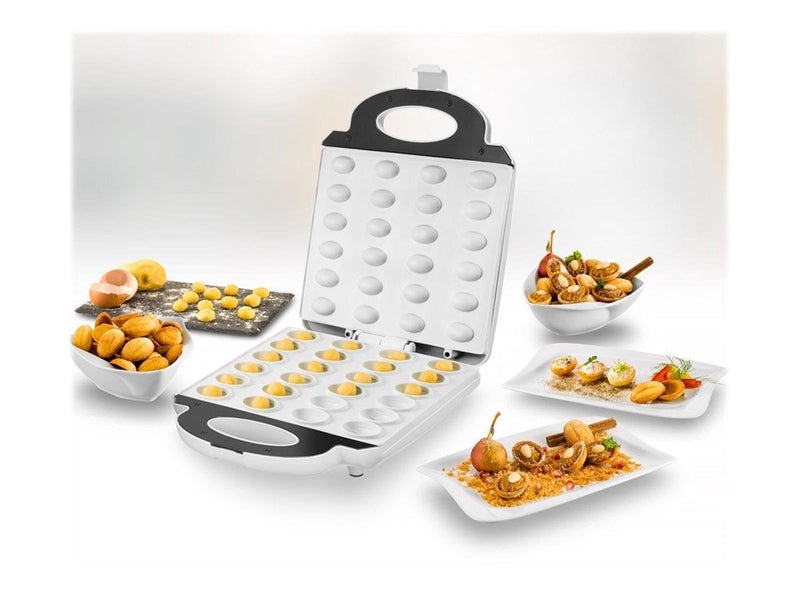 Unold Waffeleisen 48360 - waffle maker - white/stainless steel
